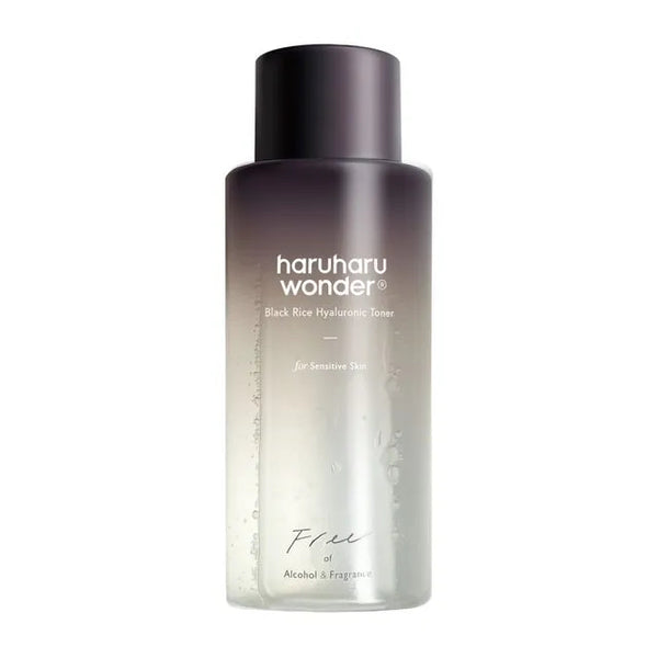 Black Rice Hyaluronic Toner Fragrance Free - Tonico Viso Riso Nero e Acido Ialuronico