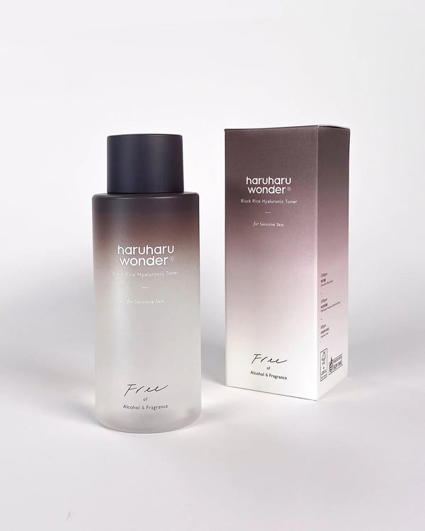 Black Rice Hyaluronic Toner Fragrance Free - Tonico Viso Riso Nero e Acido Ialuronico